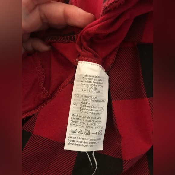 Like New  J. Crew Red and Black Buffalo Plaid Dreamy Jogger M - Picture 13 of 13